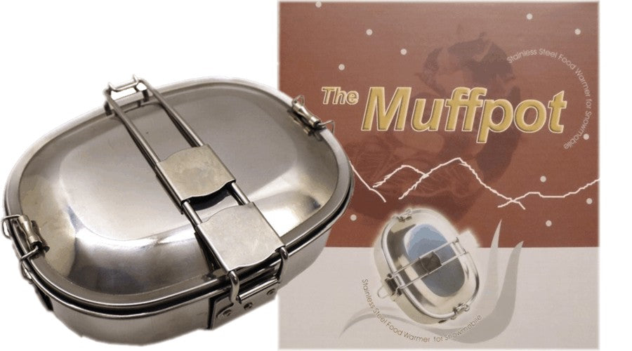 The Original Muffpot Exhaust Food Warmer for Motorsports Vehicles,  Snowmobile, ATV, UTV, Motorcycles 