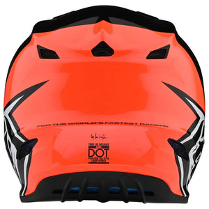 New TLD Youth GP Helmet, Motocross Helmet, Block Black / Orange, YM, Dirt Bike