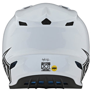 New Troy Lee Designs SE4 Polyacrylite  Helmet, White, Large, TLD