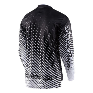 TLD GP Lightweight Jersey, Tremor, Black And White, Small, Sm,